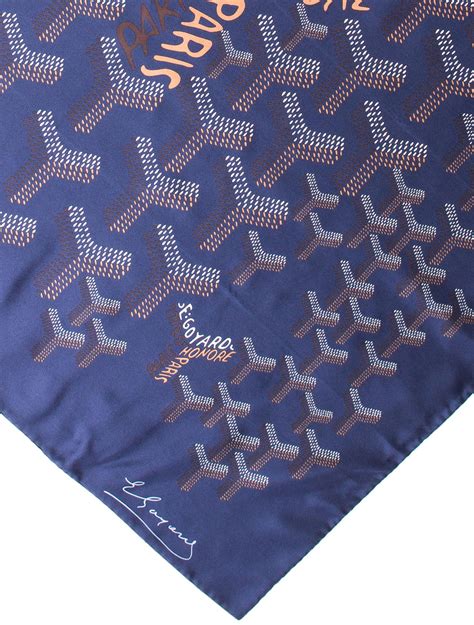 goyard silk scarf|goyard scarf.